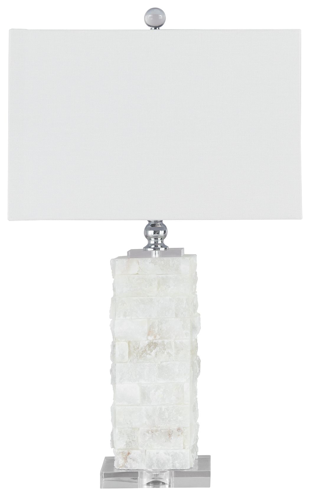 Malise - Alabaster Table Lamp  - White