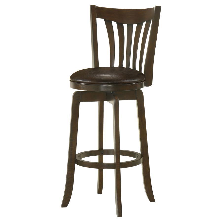 Coaster Fine Furniture Lambert - Wood Height Swivel Bar Chair | Meri Furniture