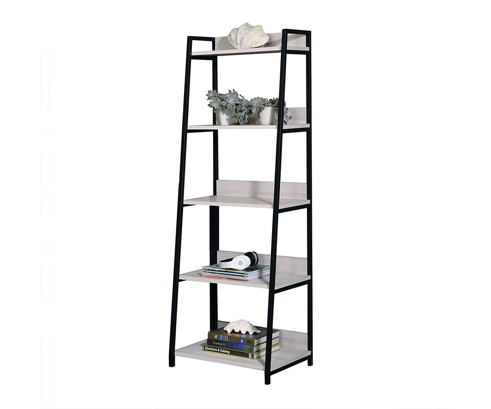 ACME Wendral - Bookshelf - Natural & Black - 67" | Meri Furniture
