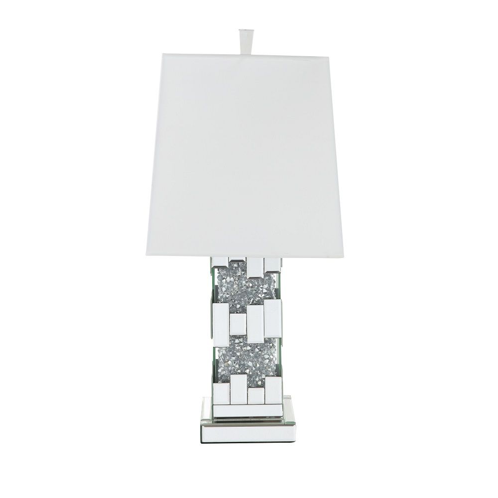 ACME Noralie - Table Lamp - Mirrored - 30" | Meri Furniture