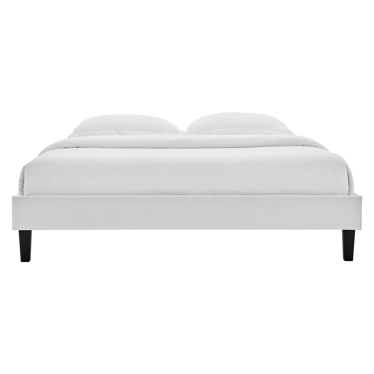 Reign Performance Velvet Queen Platform Bed Frame by Modway