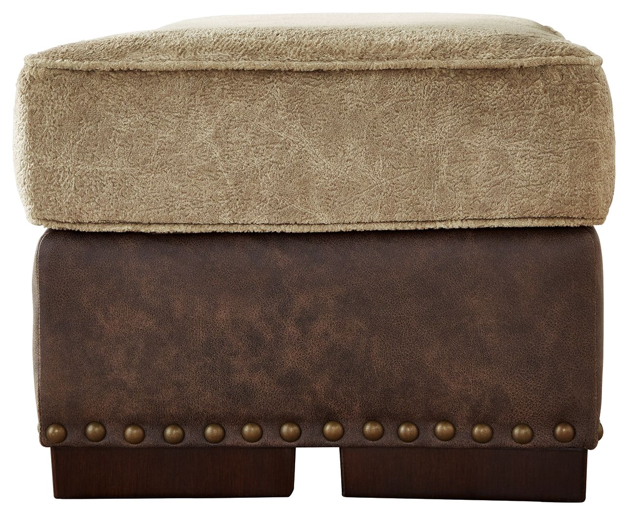 Signature Design by Ashley® Alesbury - Chocolate - Ottoman | Meri Furniture