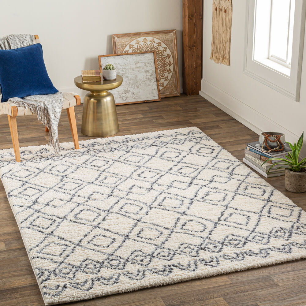 Puffy Shag Machine Woven Rug