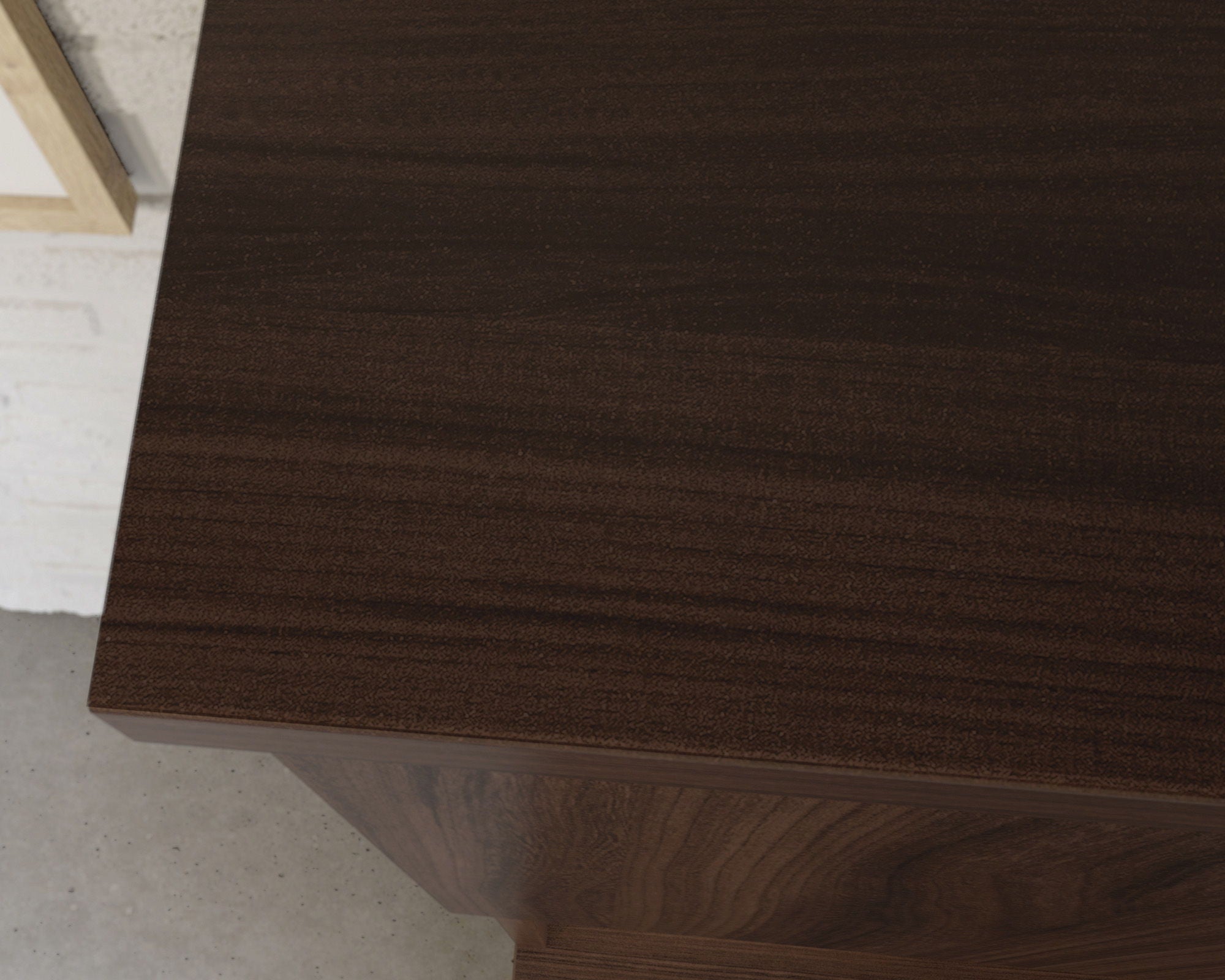 60" Desktop Hutch in Noble Elm