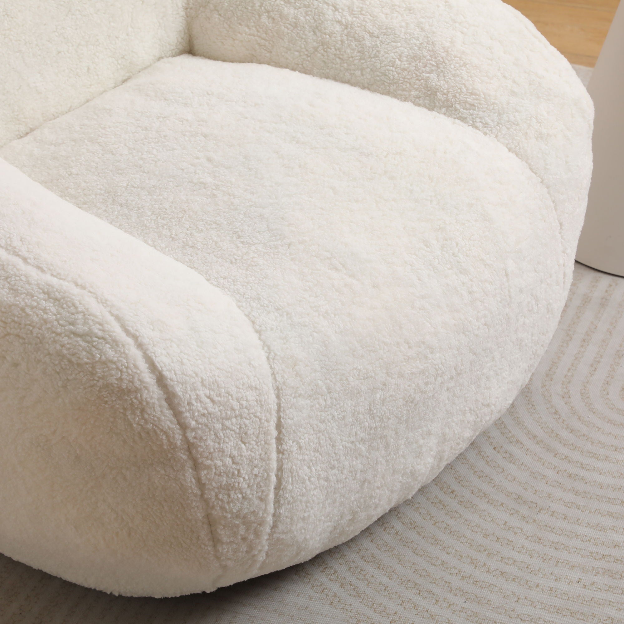 Giant Bean Bag Chair, Spacious Memory Foam With Armrests