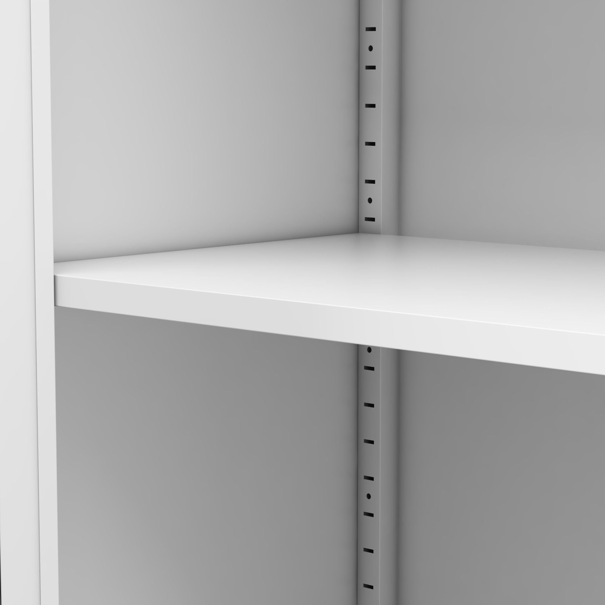 Pantry Cabinet With Adjustable Shelves Freestanding Kitchen Storage Organizer - White