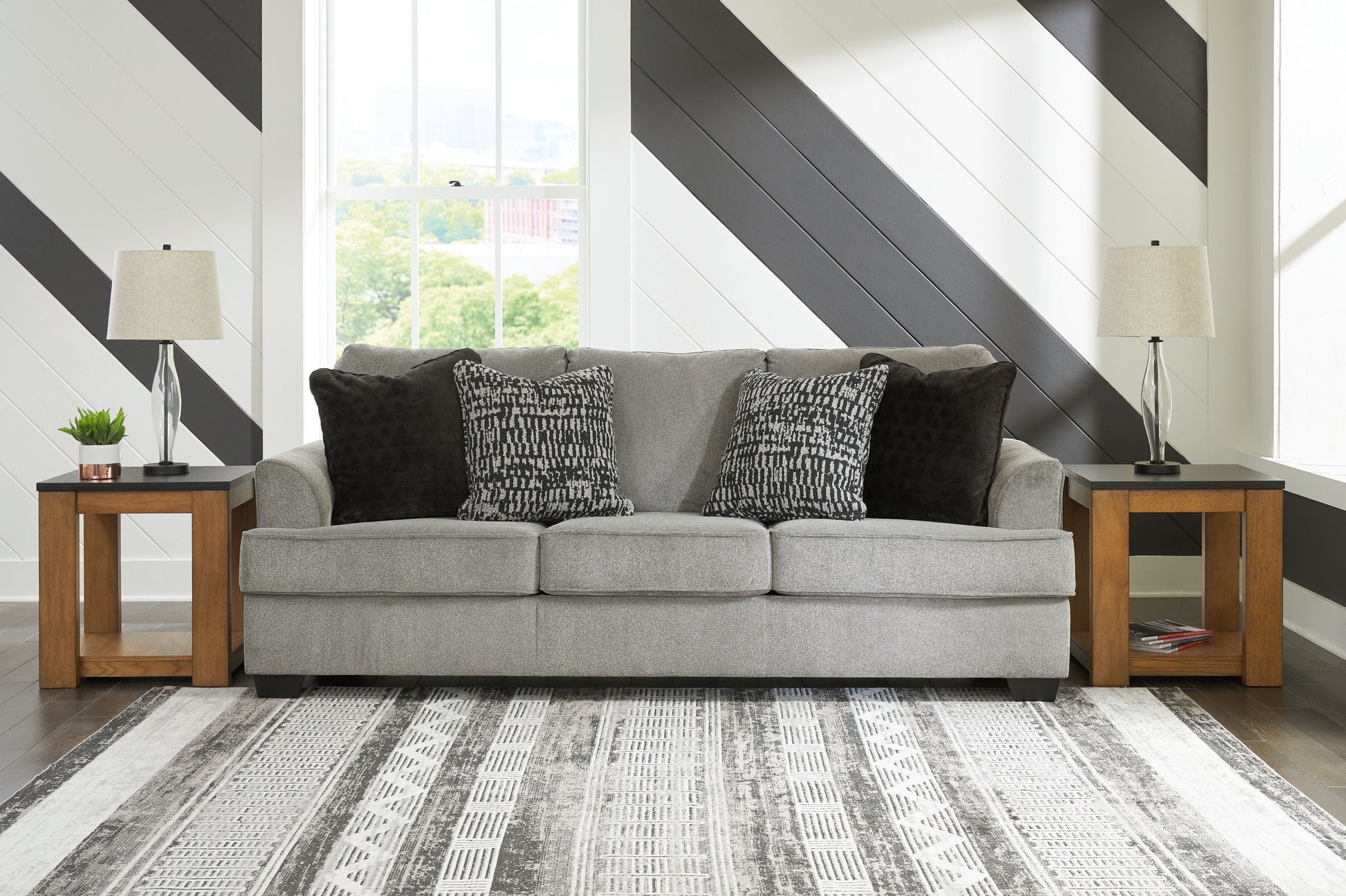 Signature Design by Ashley® Deakin - Ash - Sofa | Meri Furniture