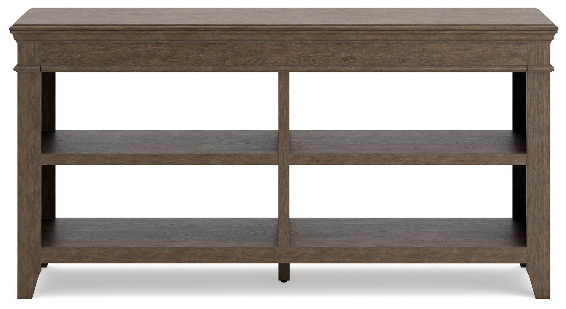 Signature Design by Ashley® Janismore - Weathered Gray - Credenza | Meri Furniture