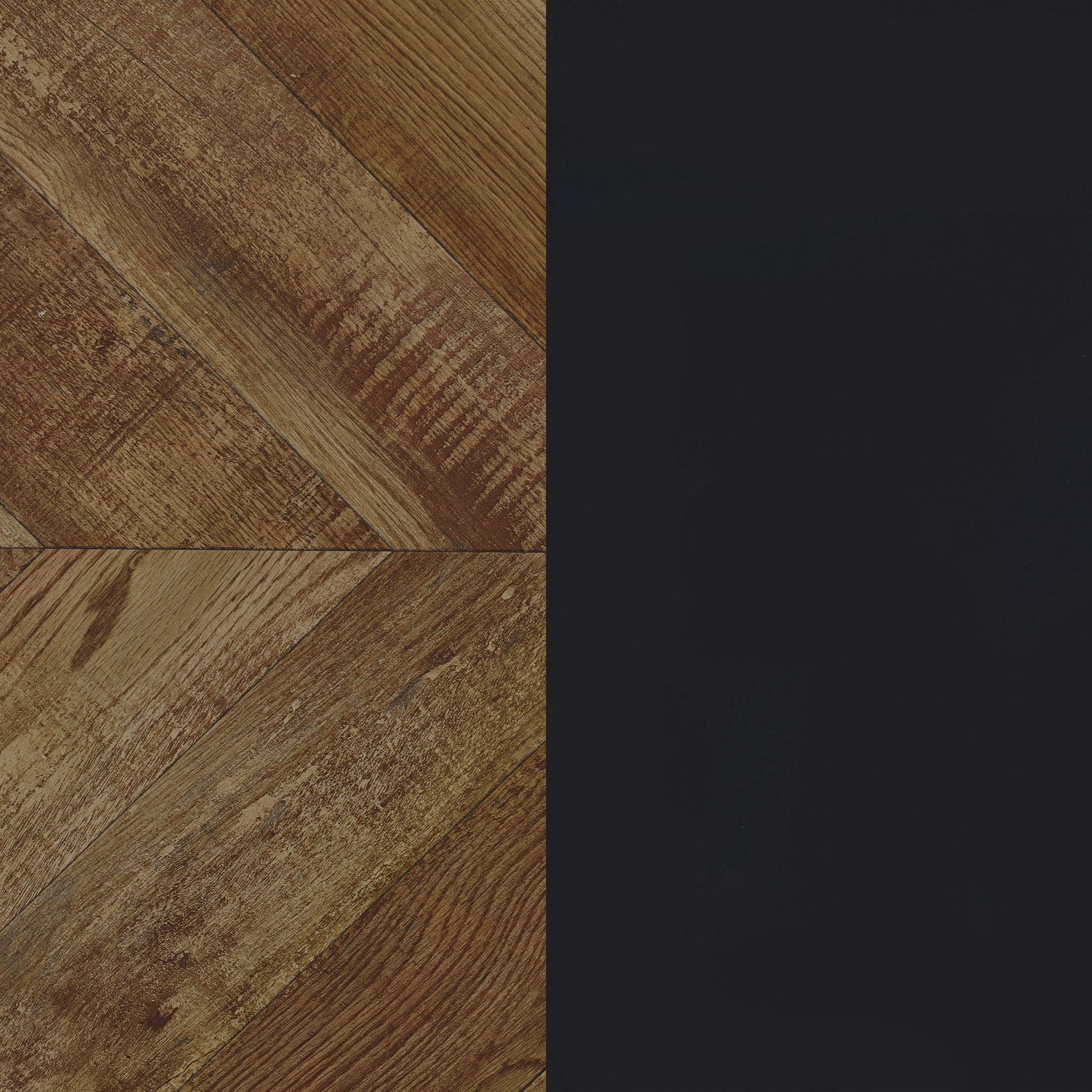 Herringbone - 3 Panel Screen - Brown