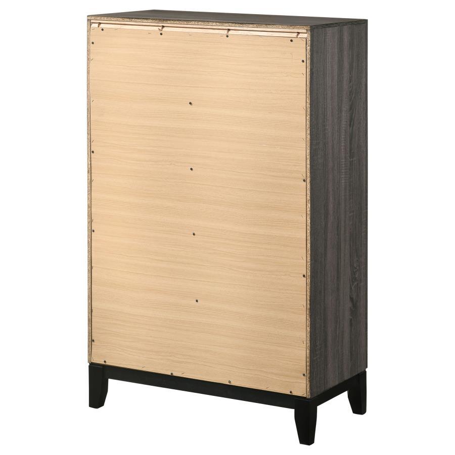 Watson - 5-Drawer Bedroom Chest - Gray Oak