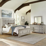 Heartland - Farmhouse - Panel Bed, Dresser & Mirror Set