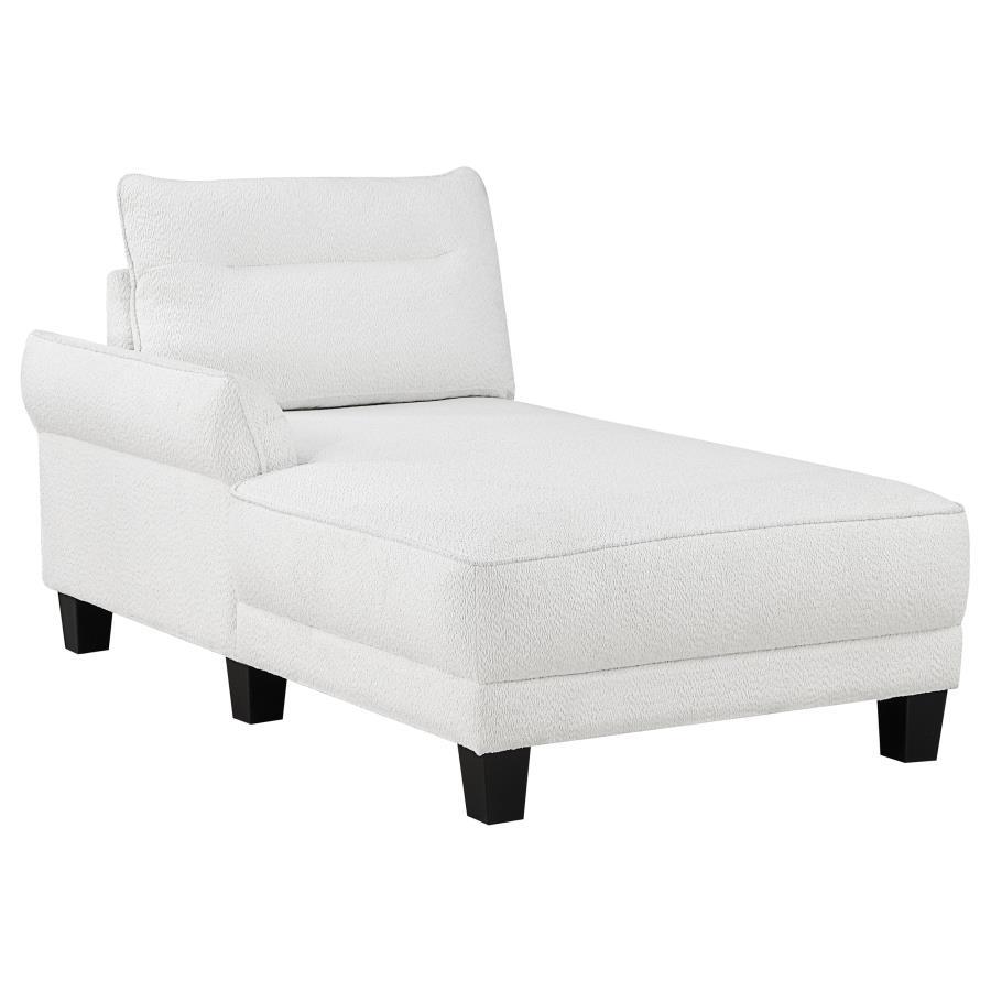 Coaster Fine Furniture Caspian - Upholstered Curved Arm Chaise Sectional Sofa | Meri Furniture