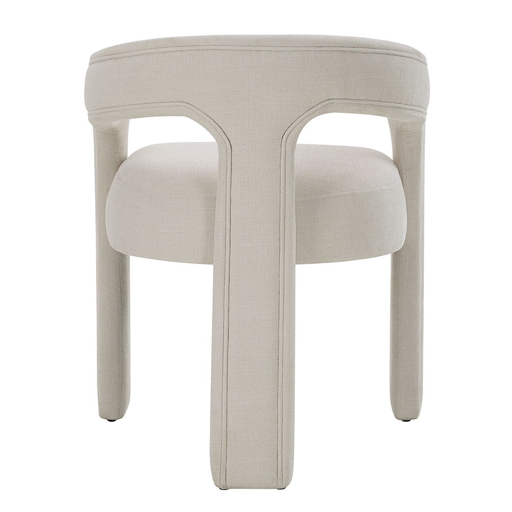 Gamarya - Side Chair Set of 2) - White Chenille