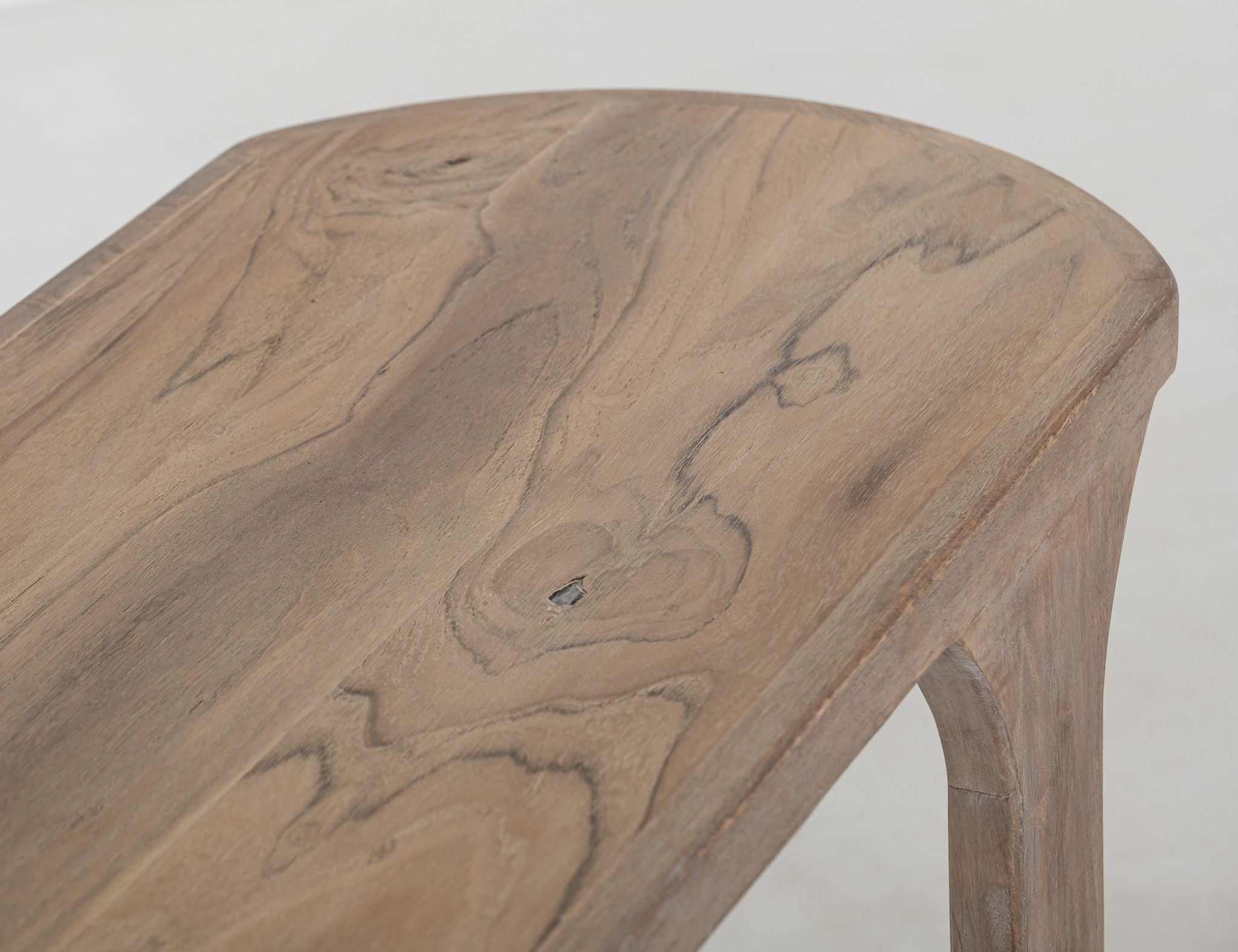 Balam - Sofa Table - Ivory White