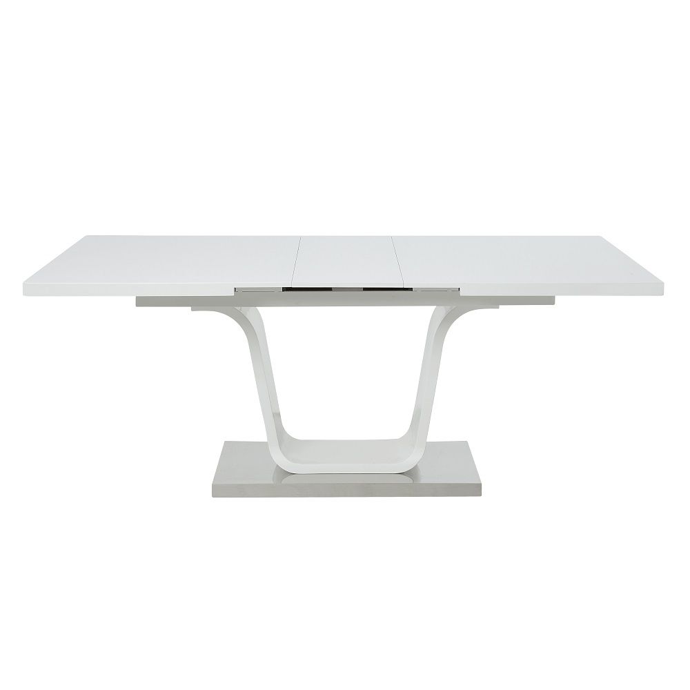 Kamaile - Dining Table With Leaf - White High