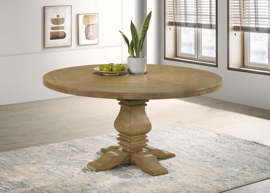 Coaster Fine Furniture Florence - Round Pedestal Base Dining Table | Meri Furniture