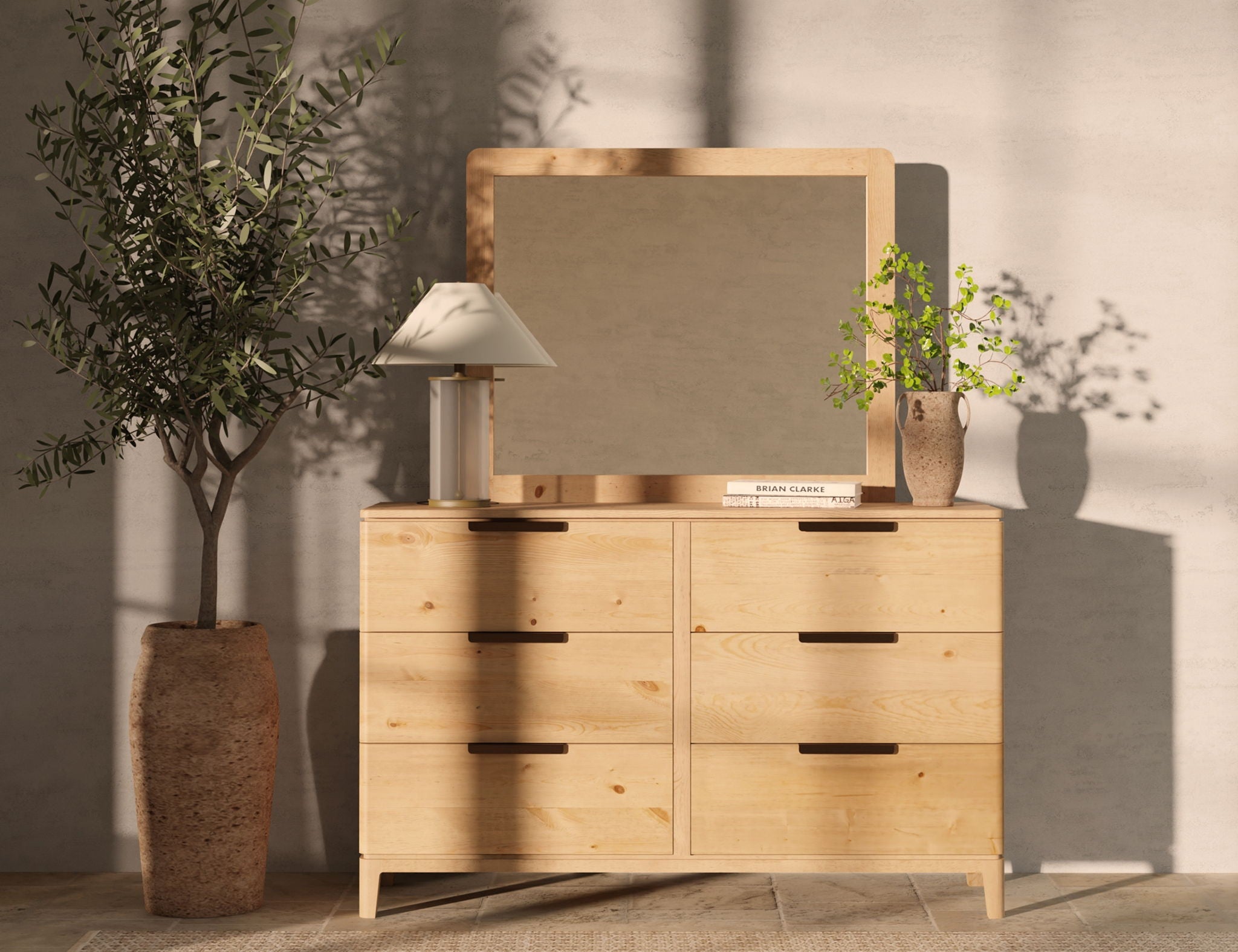 Santa Rosa - Mirror - Hazelnut