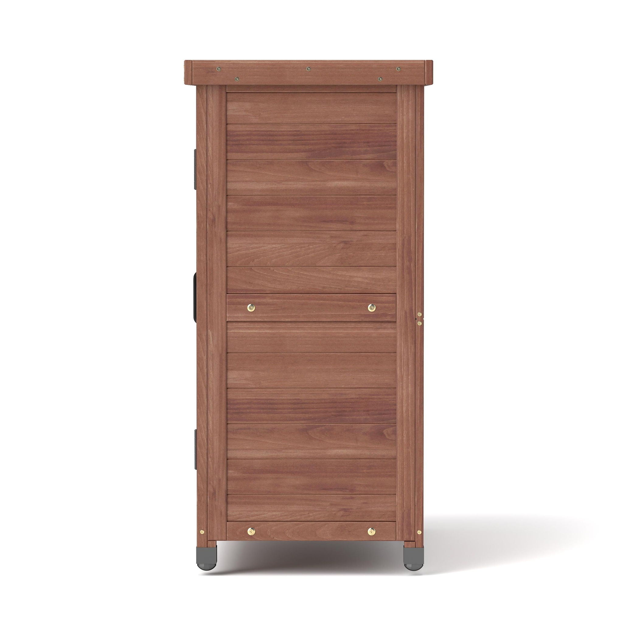 Potting Bench With Storage Cabinet And Metal Table Top For Outdoor