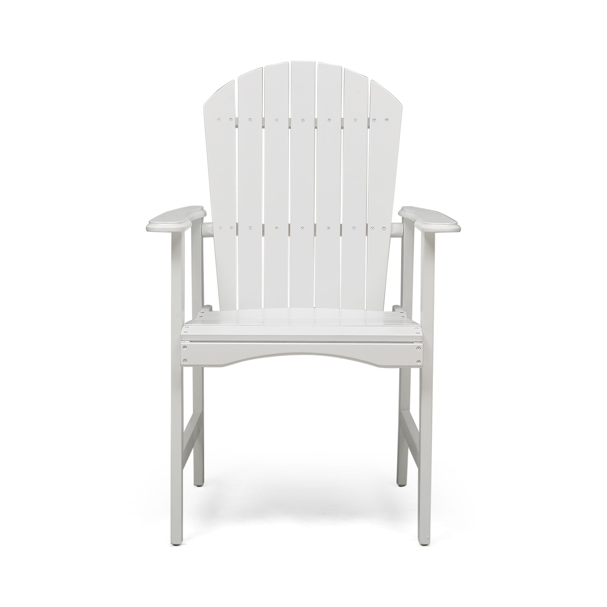 Outdoor Weather Resistant Acacia Wood Adirondack Dining Chairs (Set of 2)