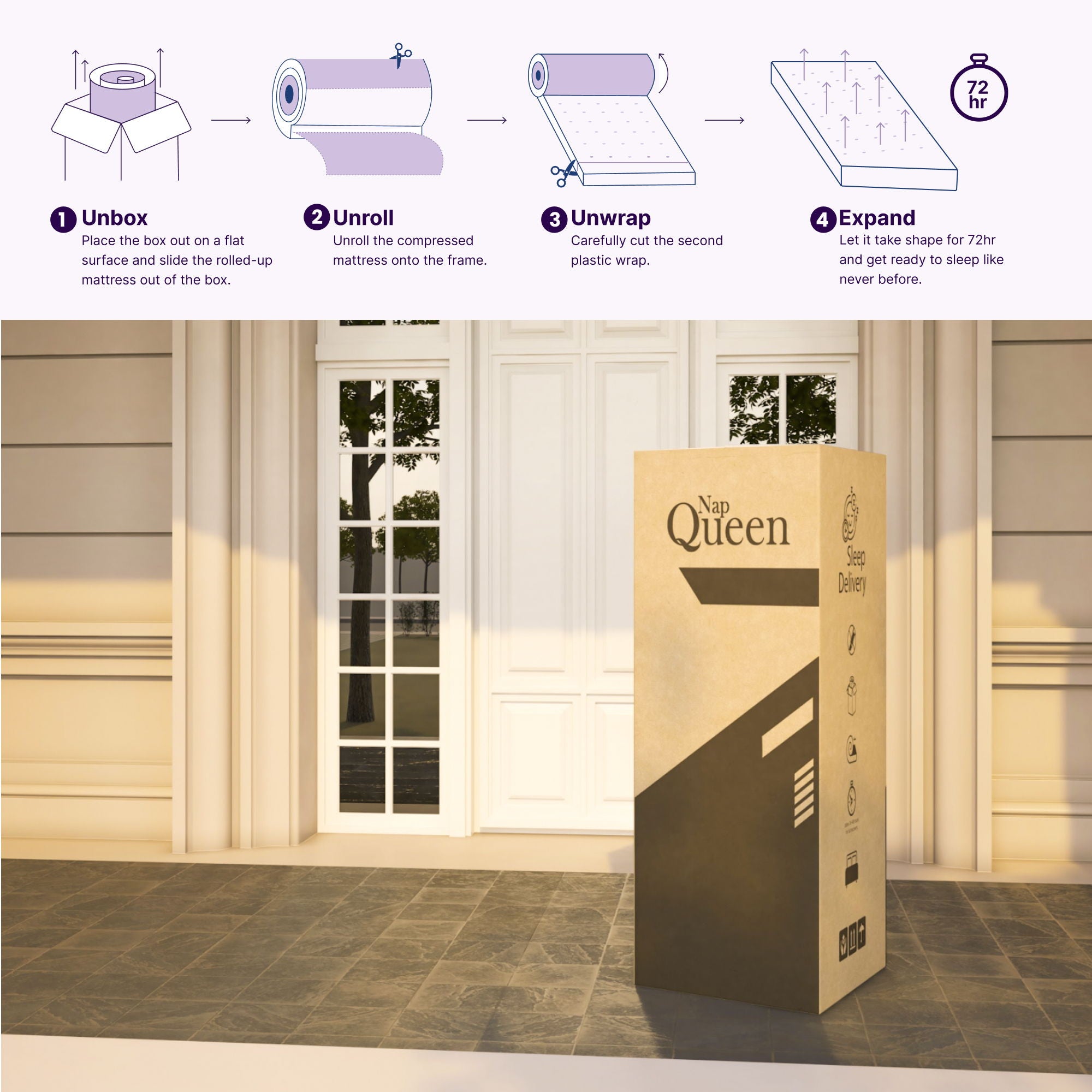 Isabella - 14" Hybrid Pillow Top Mattress