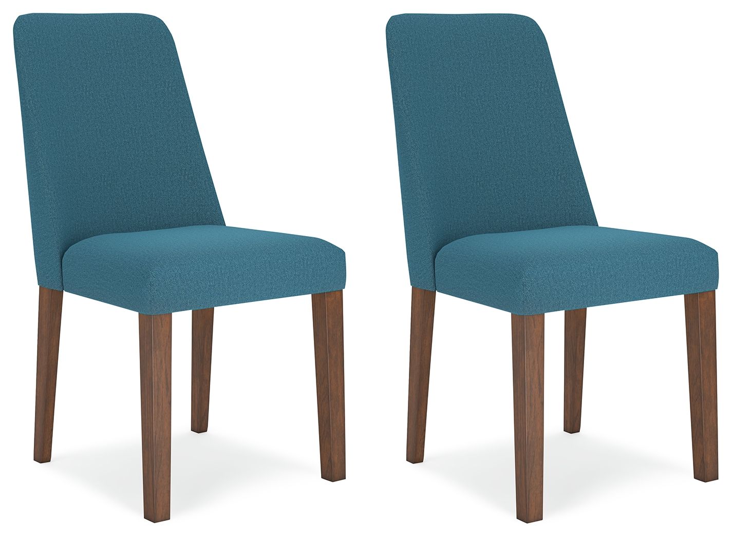 Signature Design by Ashley® Lyncott - Blue / Brown - Dining Uph Side Chair (Set of 2) | Meri Furniture