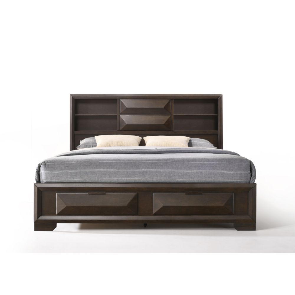 ACME Merveille - Bed w/Storage | Meri Furniture