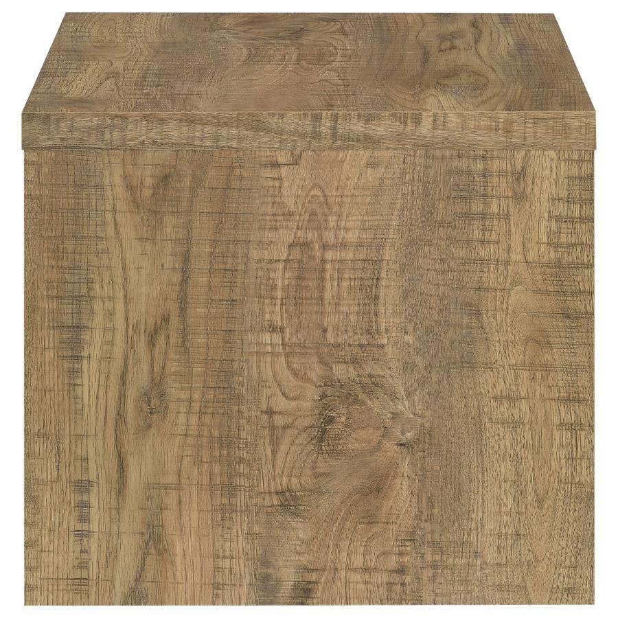 Lynette - Square Engineered Wood End Table - Mango