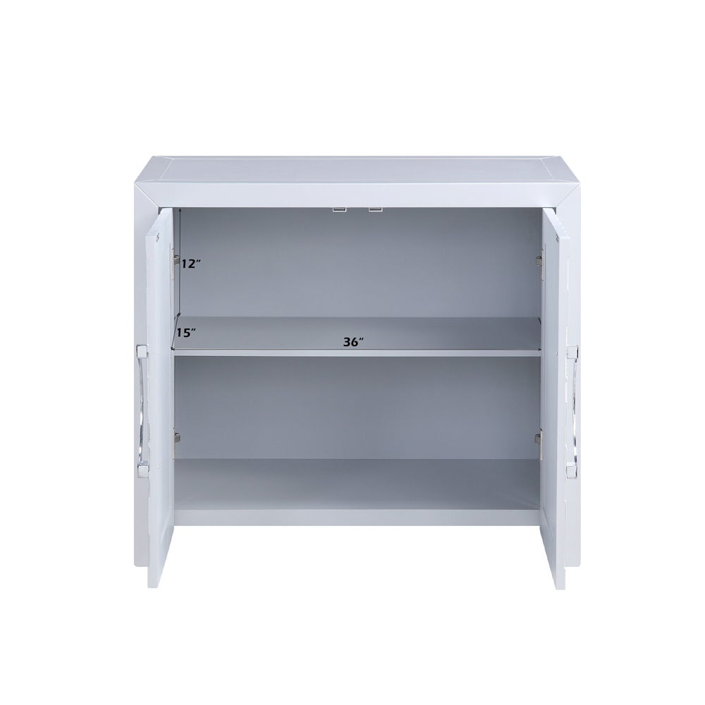Cicero - Console Cabinet - Platinum