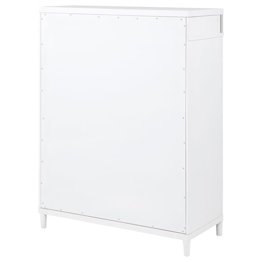 Gracemont - 5-Drawer Bedroom Chest Of Drawers - White