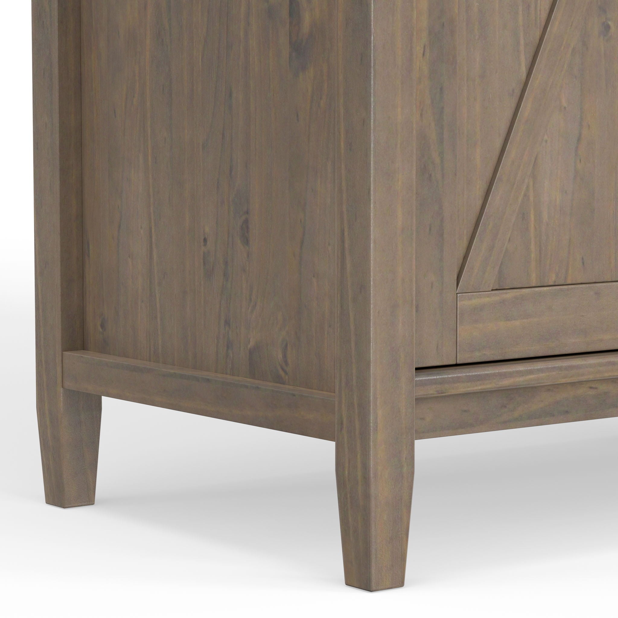 Ela - Sideboard With Wine Storage - Smoky Brown