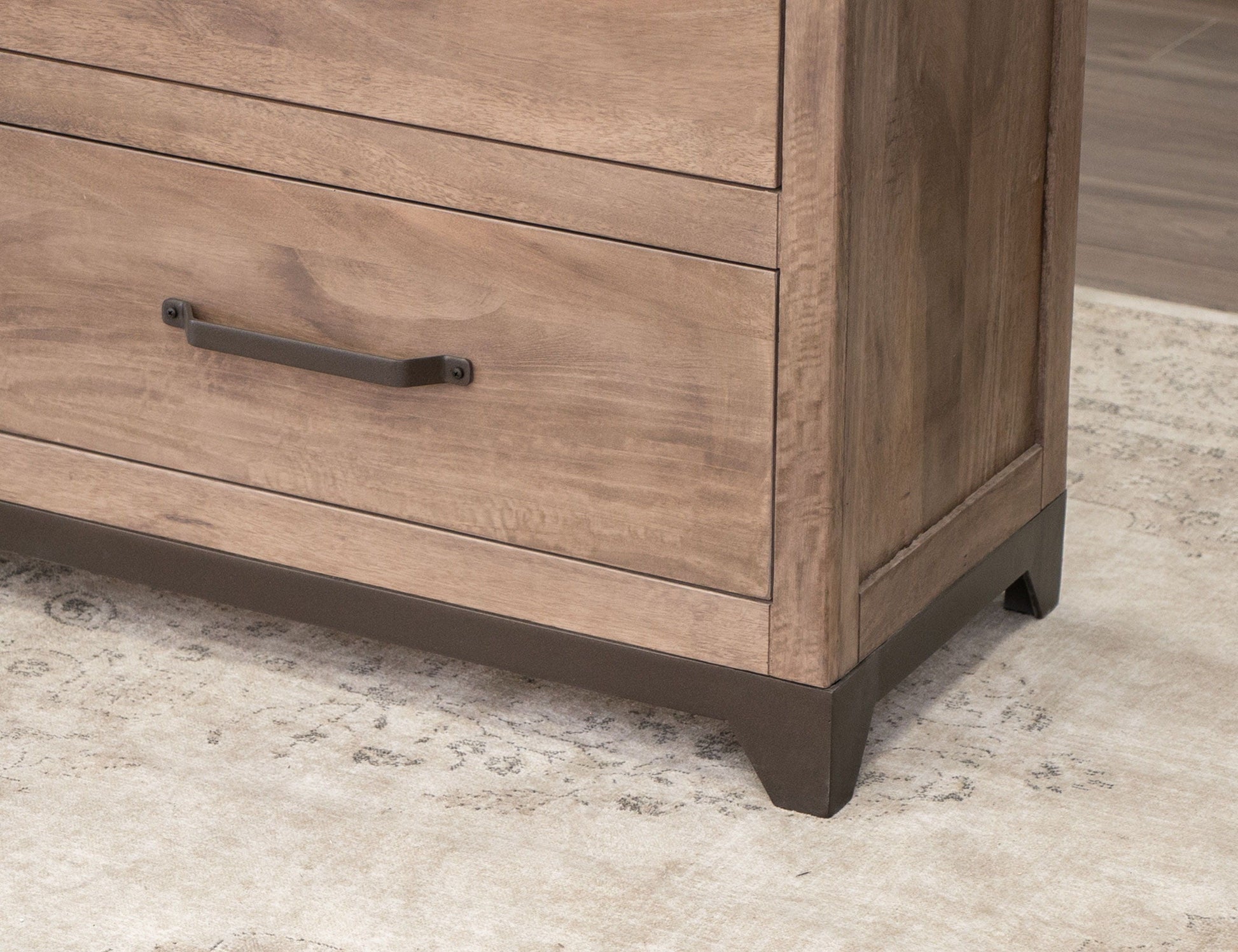 International Furniture Direct Natural Parota - Chest - Brown Cappuccino | Meri Furniture