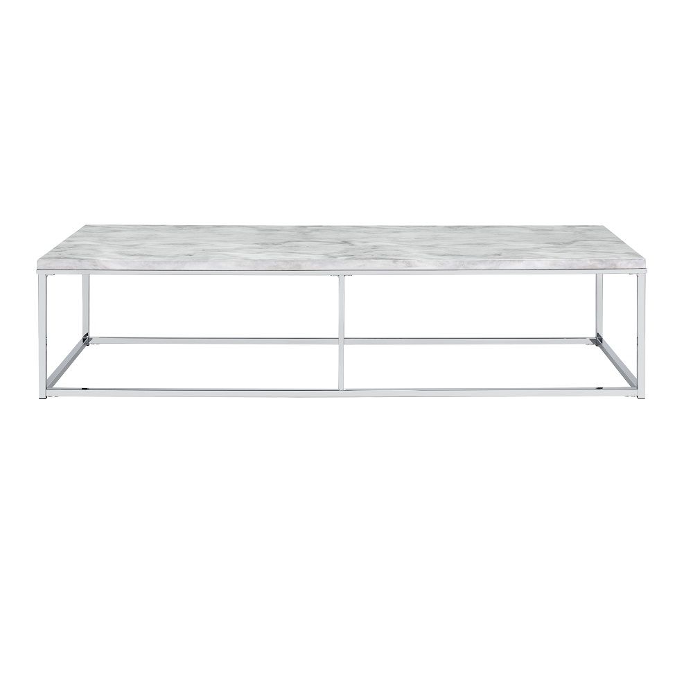 ACME Voleta - Coffee Table - Chrome | Meri Furniture