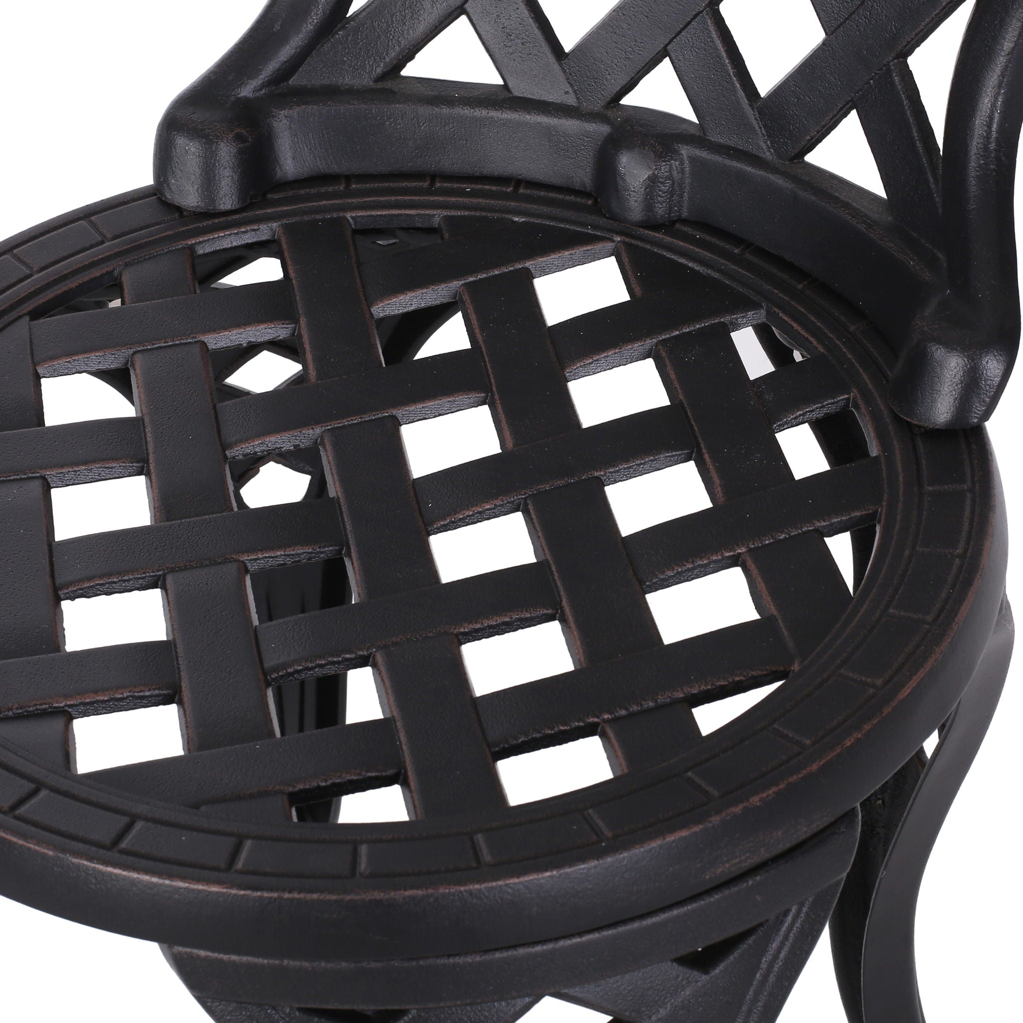 Bono Metal Bistro Set - Black