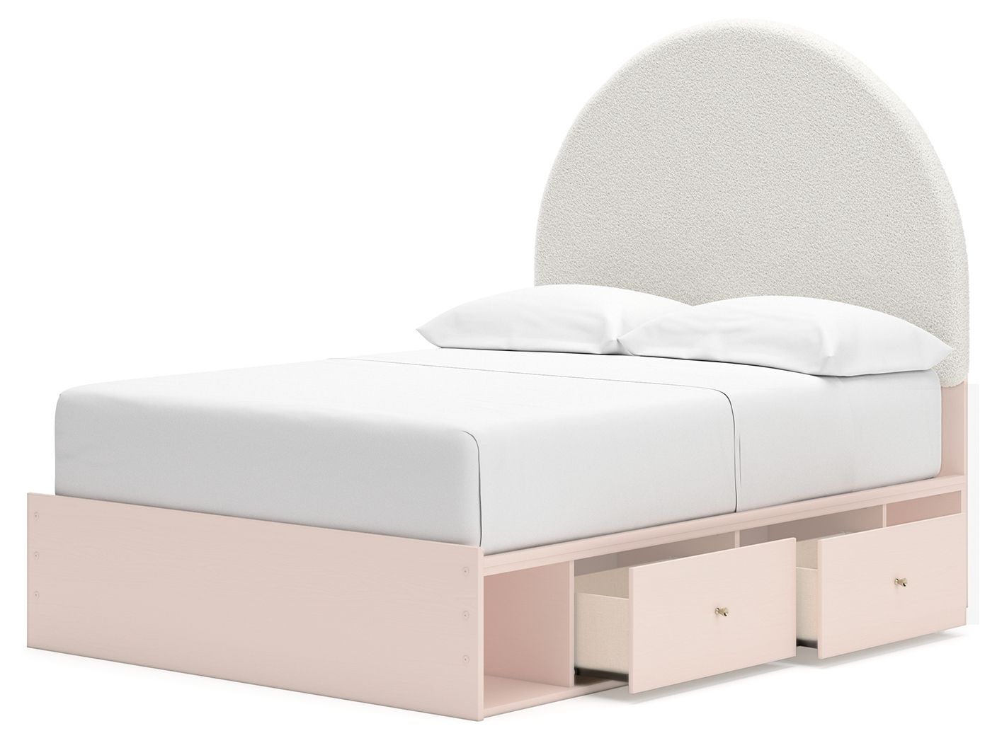 Signature Design by Ashley® Wistenpine - Upholstered Panel Bed With Storage | Meri Furniture