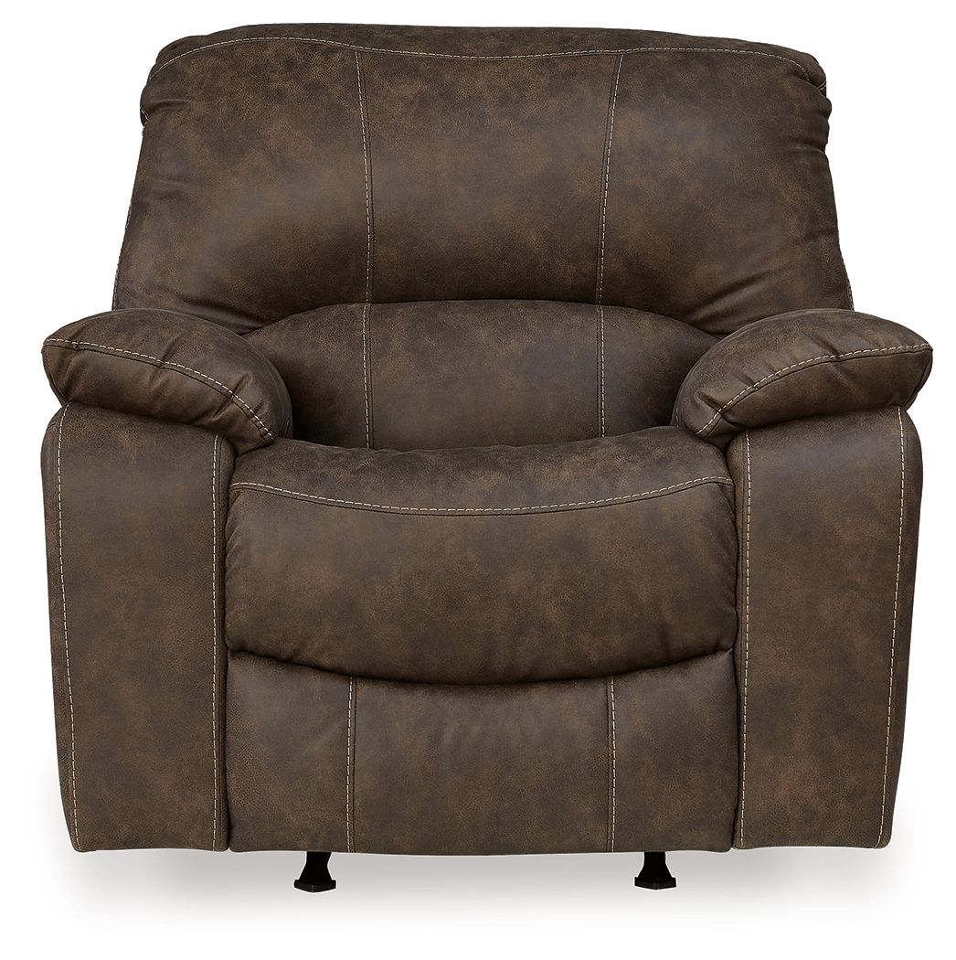 Signature Design by Ashley® Kilmartin - Chocolate - Rocker Recliner | Meri Furniture