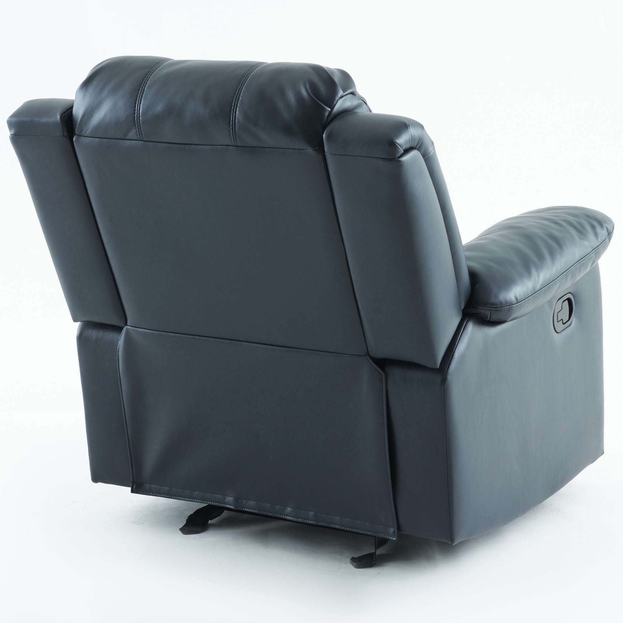 Charlotte - Gel Glider Recliner With Sturdy Wood Frame - Blue