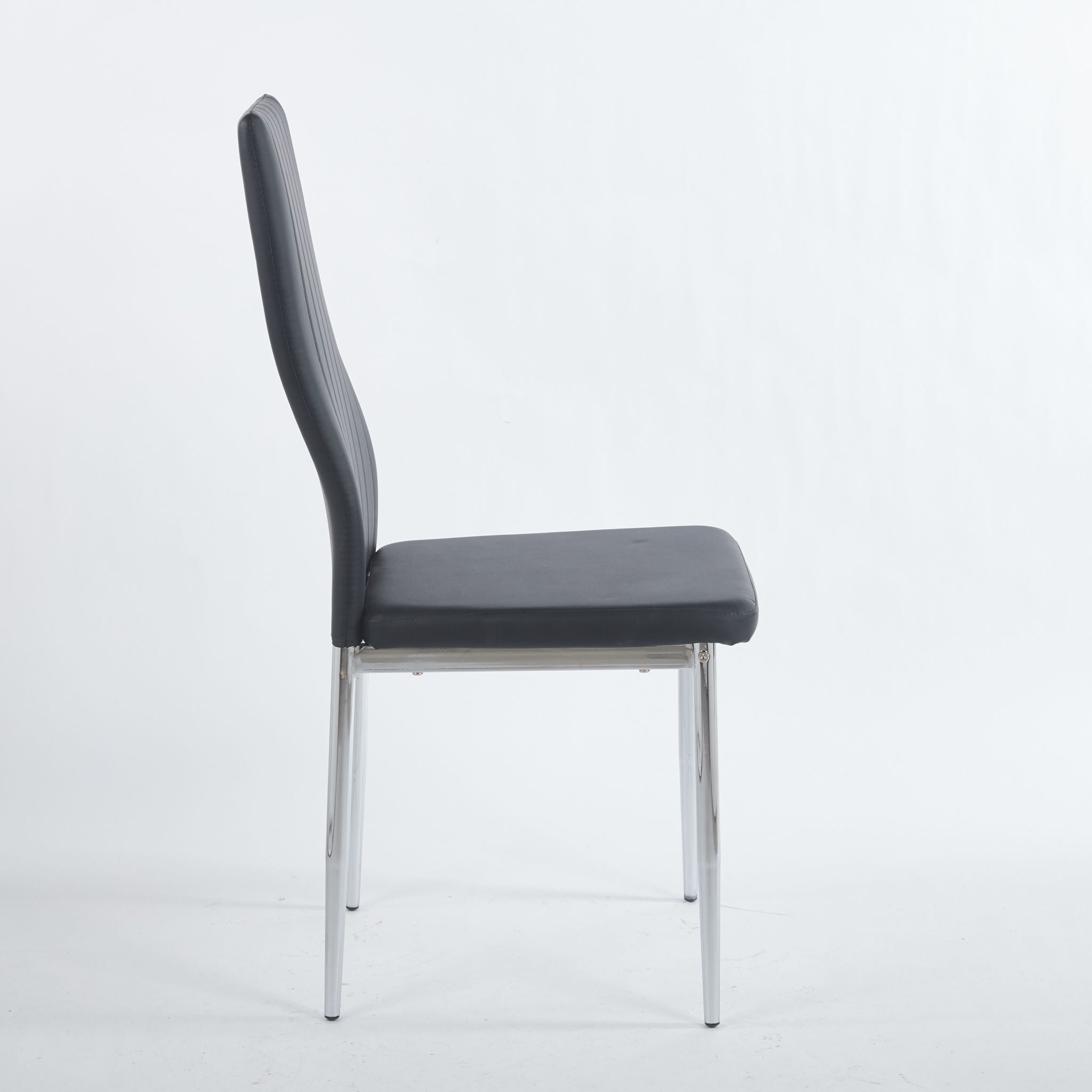 Chrome Leg Dining Chair (Set of 4)