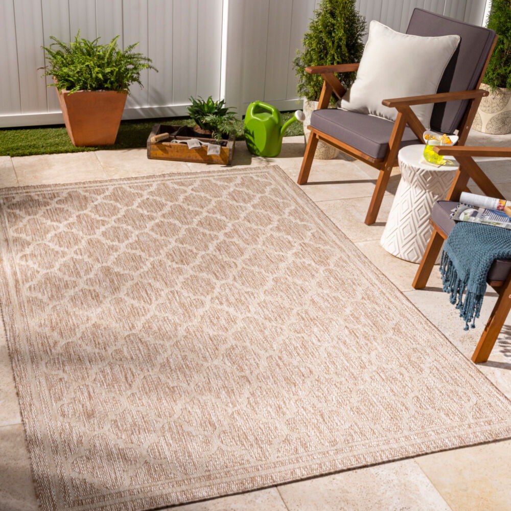 Tuareg Machine Woven Rug