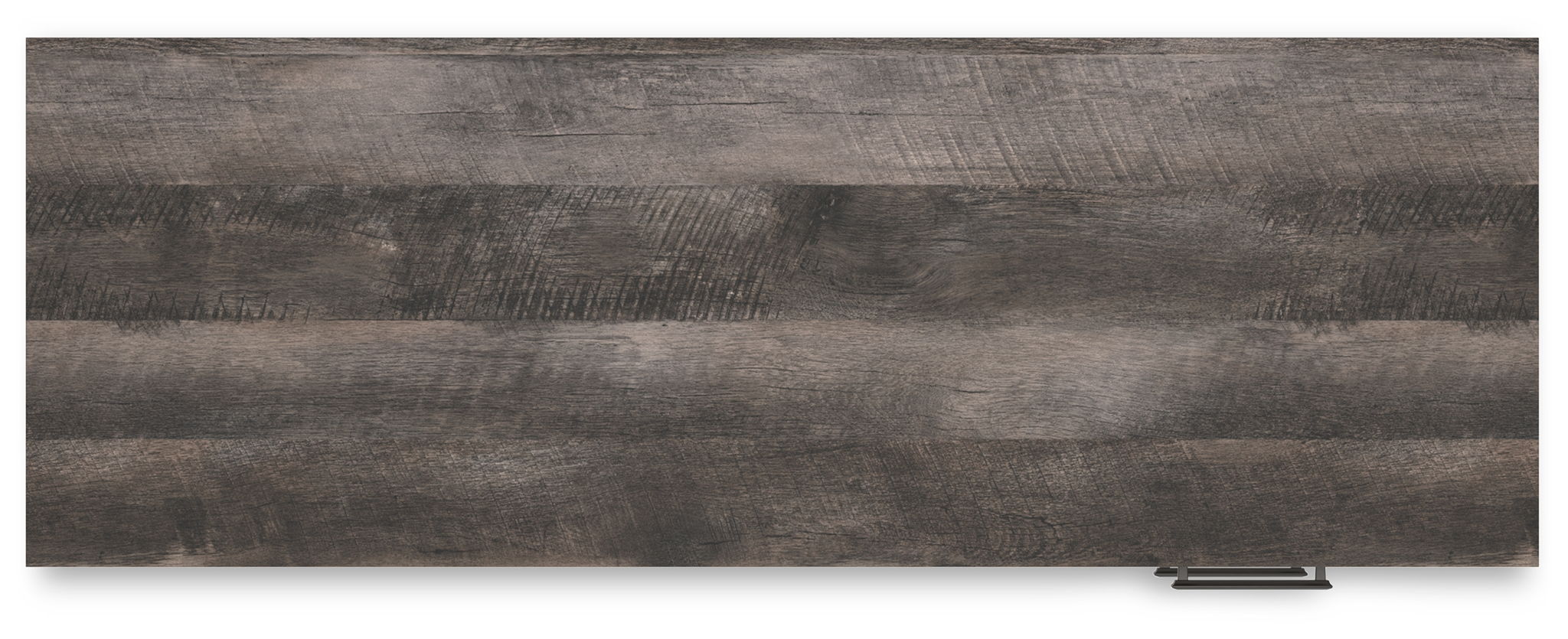 Shawburn - Home Office Desk - White / Dark Charcoal Gray