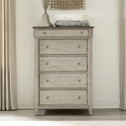 Liberty Furniture Ivy Hollow - 5 Drawer Chest - White | Meri Furniture