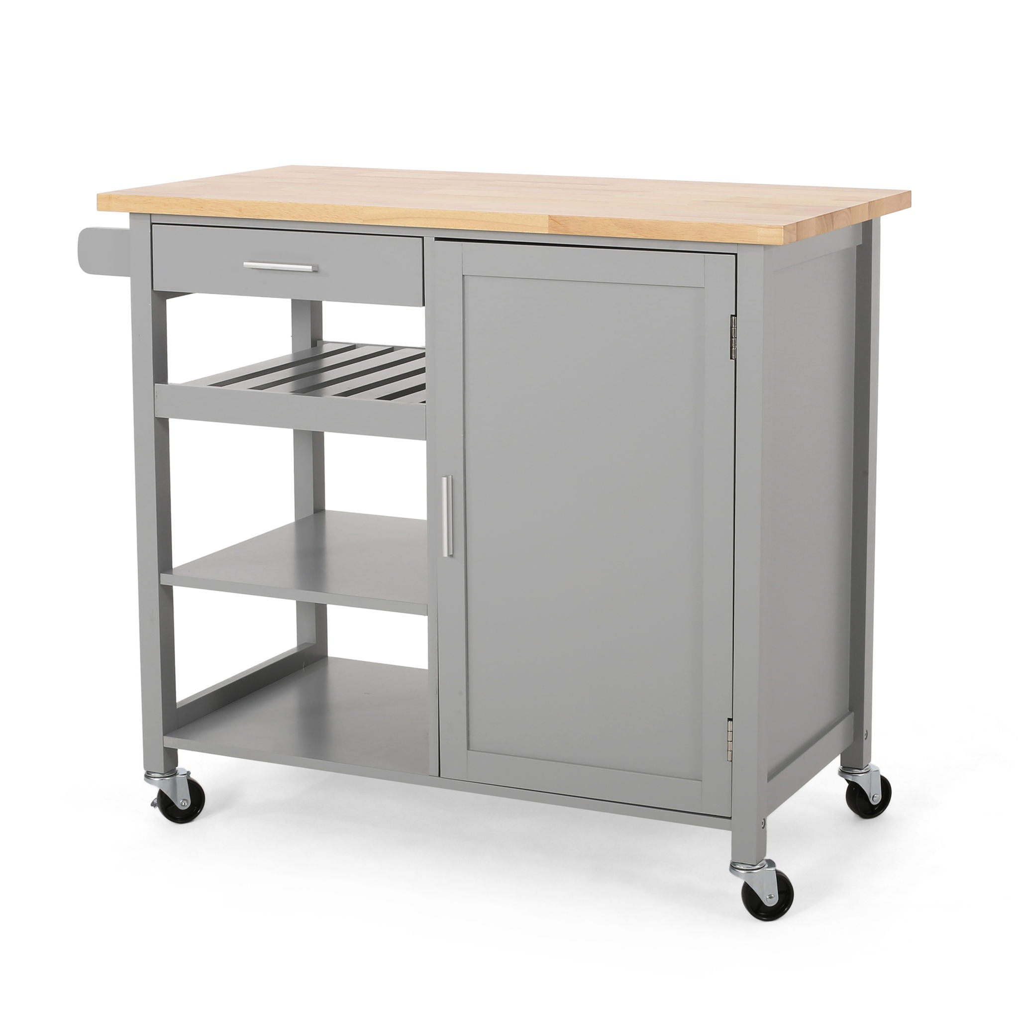 Contemporary Design Kitchen Cart With Wheels