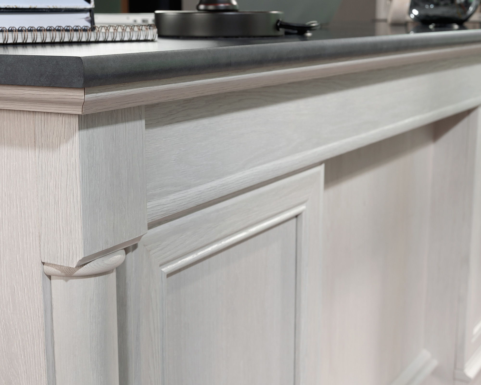 Executive Home Office Desk in Glacier Oak