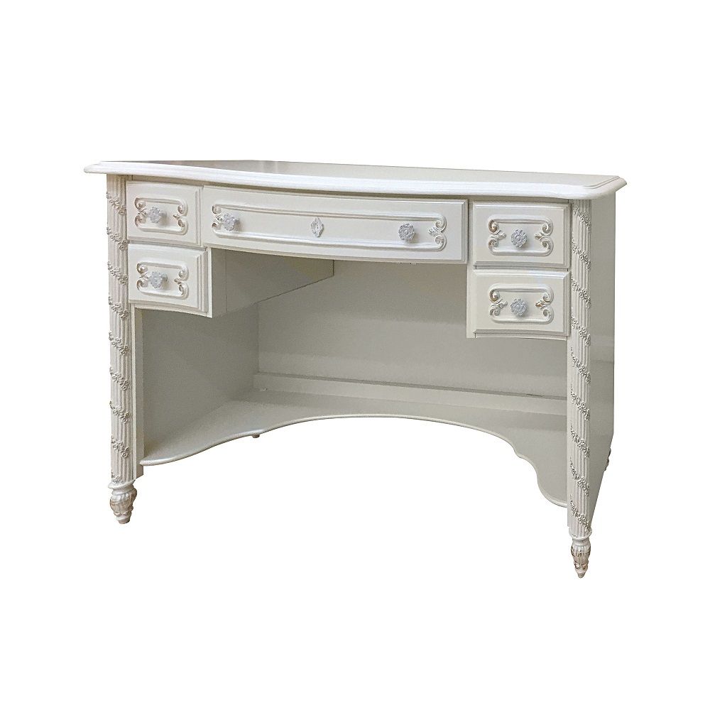 ACME Pearl - Writing Desk - Pearl White | Meri Furniture