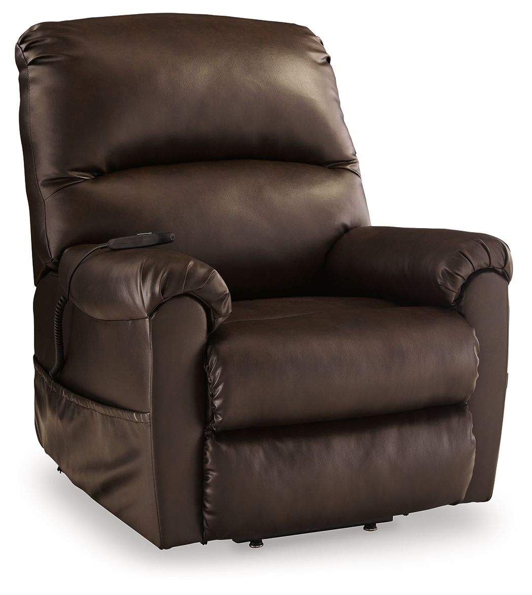 Signature Design by Ashley® Shadowboxer - Power Lift Recliner | Meri Furniture