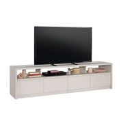 Large TV Credenza in Alabaster Oak