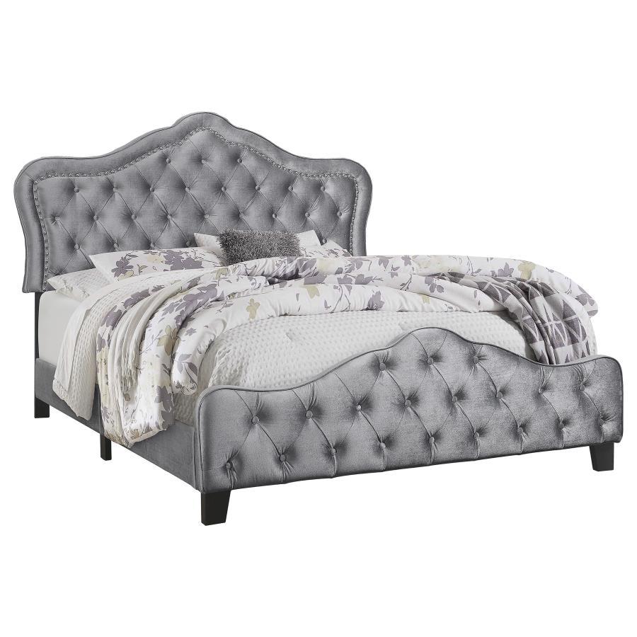Coaster Fine Furniture Bella - Upholstered Panel Bed | Meri Furniture