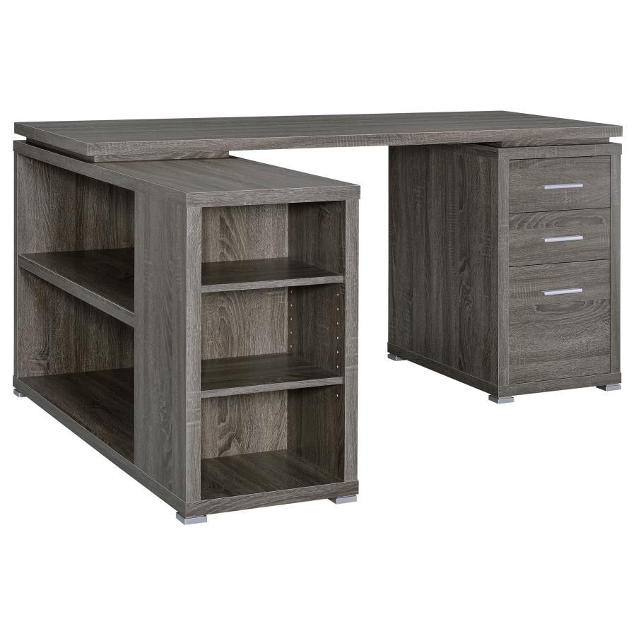 Coaster Fine Furniture Yvette - 3-Drawer L-Shape Computer Desk | Meri Furniture