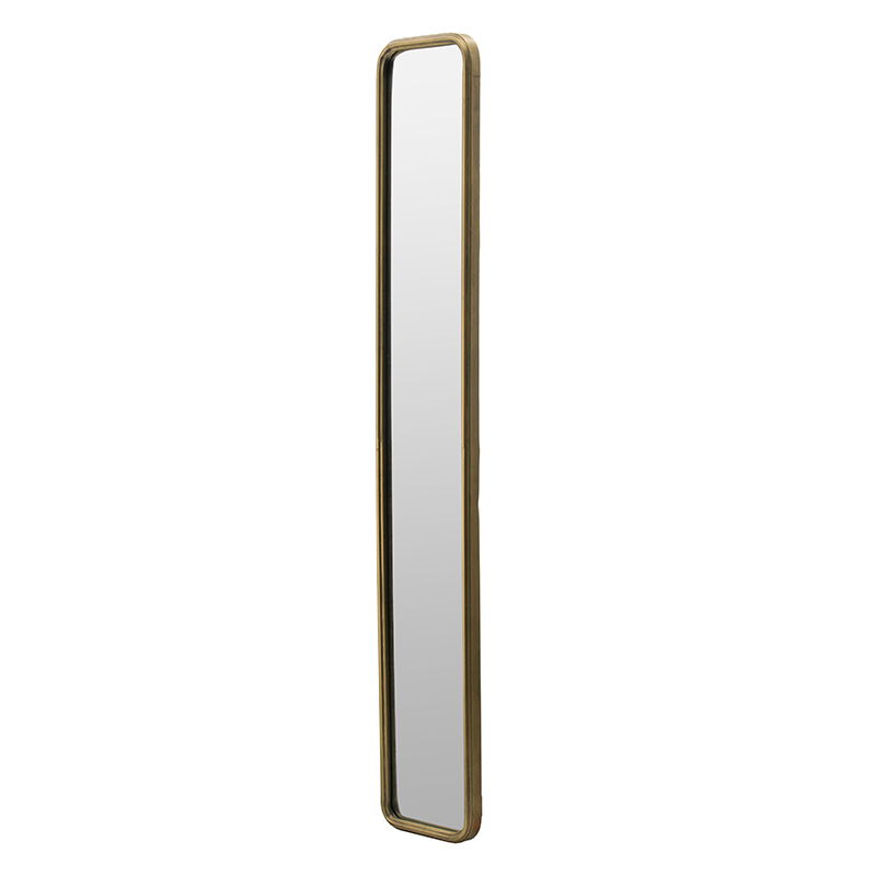 Full Length Mirror With AntiqueMetal Frame, Long Mirror For Hallway Living Room Bedroom Bathroom - Gold