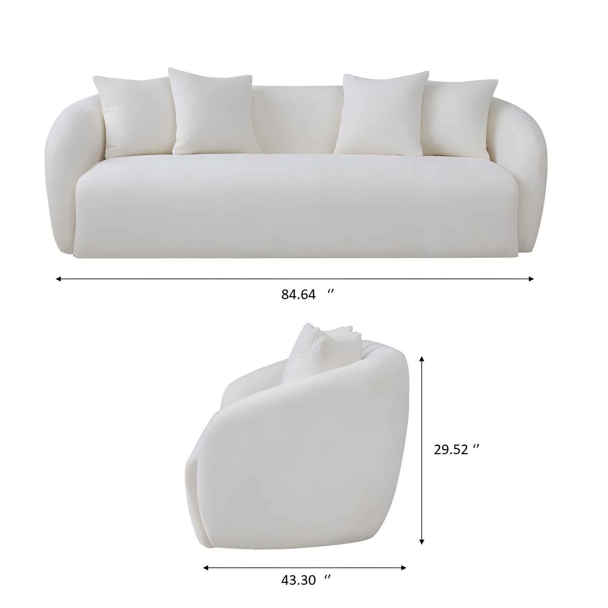 Linden - Sofa - Ivory