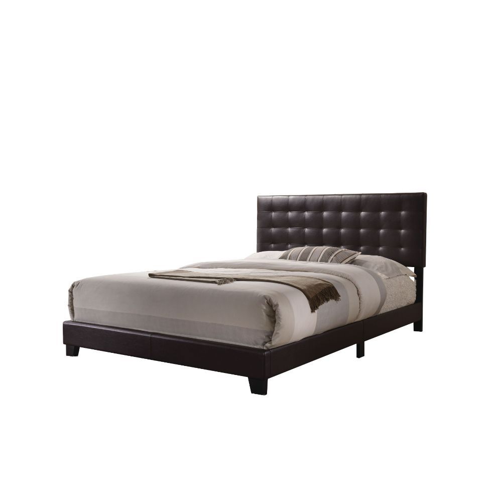 ACME Masate - Queen Bed - Espresso PU | Meri Furniture